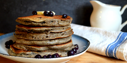 Blueberry Buckwheat Pancakes