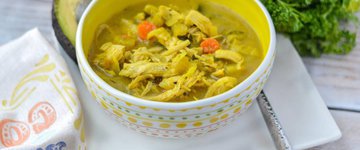 Turmeric Chicken No Noodle Soup