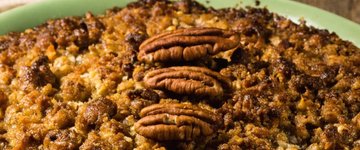 Pesto Lentil Sweet Potato Casserole