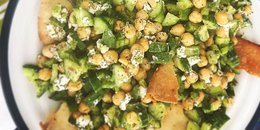 Fresh and Easy Cucumber Chickpea Salad