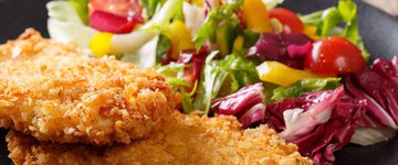 Air Fryer Chicken Tenders & Salad