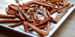 Cinnamon Spiced Carrot "Fries"