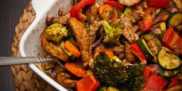 One-Pan Roasted Chicken and Veggies