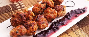 Cranberry Sweet Potato Turkey Poppers