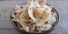 Savory Roasted Coconut Flakes with Oregano