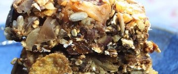 Healthy Apple Spice Nuts Bars