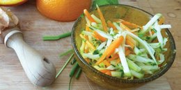 Apple, Fennel & Carrot Slaw in Orange Vinaigrette