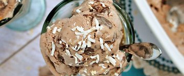 Chocolate Coconut "Ice Cream"