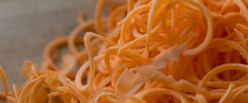 Spiralized Sweet Potato Salad