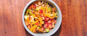 Crunchy Pomegranate and Celery Salad