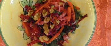 Kale, Beet, and Apple Salad