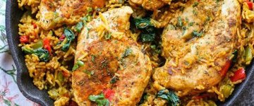 One Pot Low FODMAP Chicken and Rice