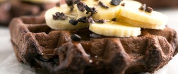 Vegan Gluten Free Chocolate Waffles