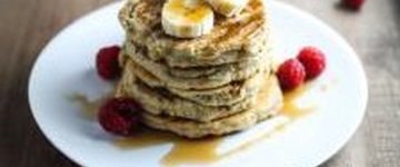 Low Fodmap Pancakes with Raspberries