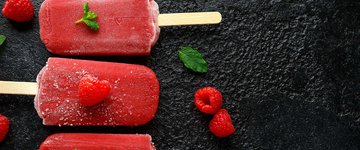 Homemade Raspberry Popsicles