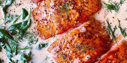 Herby Dijon Baked Salmon