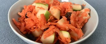 Carrot, Apple, Raisin Salad