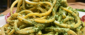 Butternut Squash Noodles with Hempseed Pesto