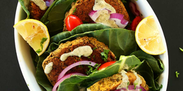 Baked Falafel Burgers