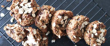 Yam, Oat & Cacao Nib Muffins - No Added Sugar