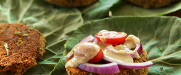 Baked Falafel Burgers