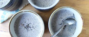 Black Sesame & Honey Pudding