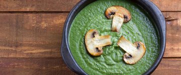 Healing Spinach Mushroom Soup