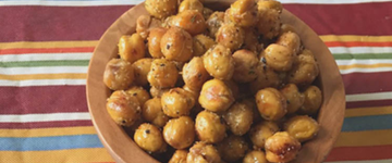 5-Ingredient Herb Roasted Chickpeas -V, GF, DF, NS