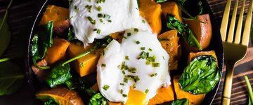 SWEET POTATO SPINACH BREAKFAST HASH