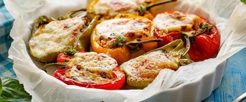 Italian-Style Stuffed Red Peppers