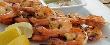 Grilled Mustard Shrimp