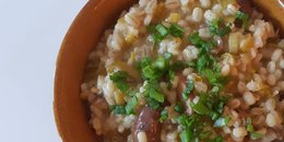 Mushroom & Leek Barley Risotto