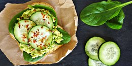 Gluten-Free Avocado Toast with Spinach & Cucumber