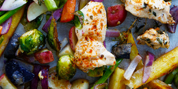 Sheet Pan Chicken & Veggie Dinner