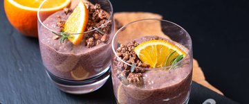 Overnight Chocolate Orange Chia Seed Pudding