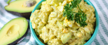 Avocado Chickpea Cucumber Egg Salad