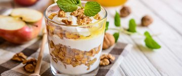 Apple and Walnut Yogurt Parfait