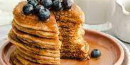 4-Ingredient Fluffy Vegan Protein Pancakes