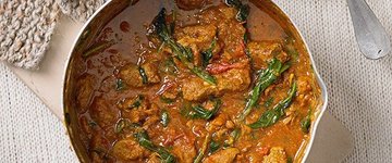 Keto Lamb Curry with Spinach - Saag Gosht