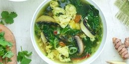 Detox Egg Drop Soup