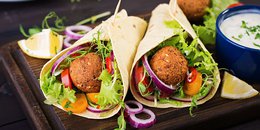 Healthy Falafel Wraps