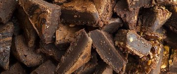 Tahini Chocolate Fudge with Pink Salt