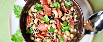 Black Eyed Peas with Garlic and Thyme