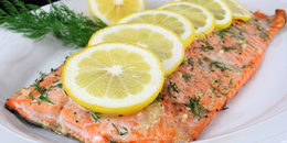 Baked Salmon with Lemon and Thyme