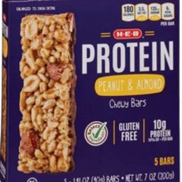 H‑E‑B Select Ingredients Protein Almond & Peanut Chewy Bars