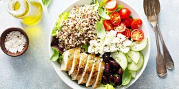 Mediterranean Quinoa Salad Bowl