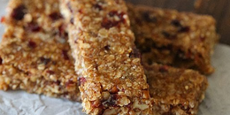 Morning Maple Cranberry Pecan Oat Bars