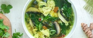 Detox Egg Drop Soup