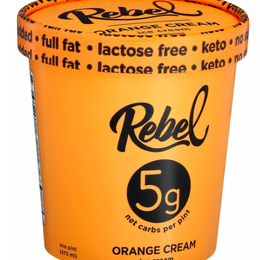 Rebel Orange Cream Ice Cream