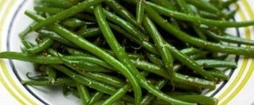 Lemony green beans